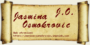 Jasmina Osmokrović vizit kartica